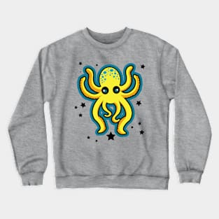 Yellow Octopus Crewneck Sweatshirt